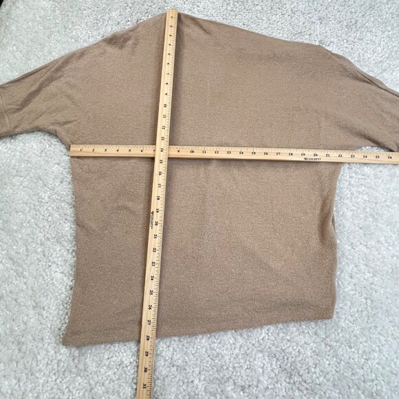 ASTR The Label Off The Shoulder Asymmetrical Sweater Tan XL NEW - Picture 7 of 9
